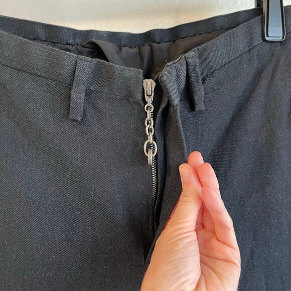 Devoa RARE Avant-Garde Cotton Handmade Japan Zipper Chain Jeans Size Large - Picture 7 of 14